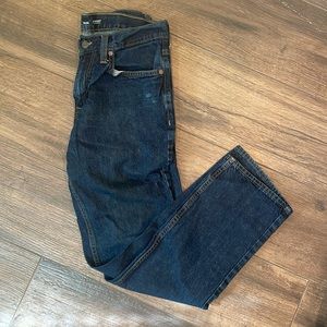 Men’s Old Navy Slightly Worn Dark Wash Straight Jeans